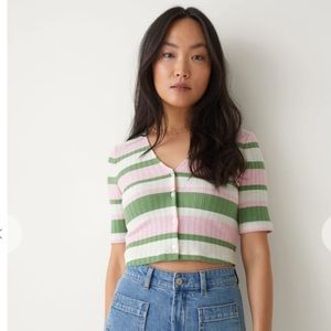 NWT & other stories cropped striped top